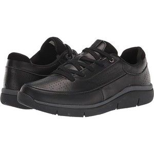 Propet Women's Sadie Loafer Flat  Black Leather  Size 8.5 Narrow